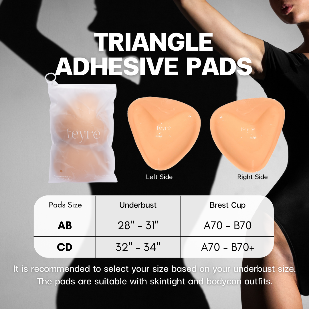 Double Sided Adhesive Bra Insert Pads – Feyre