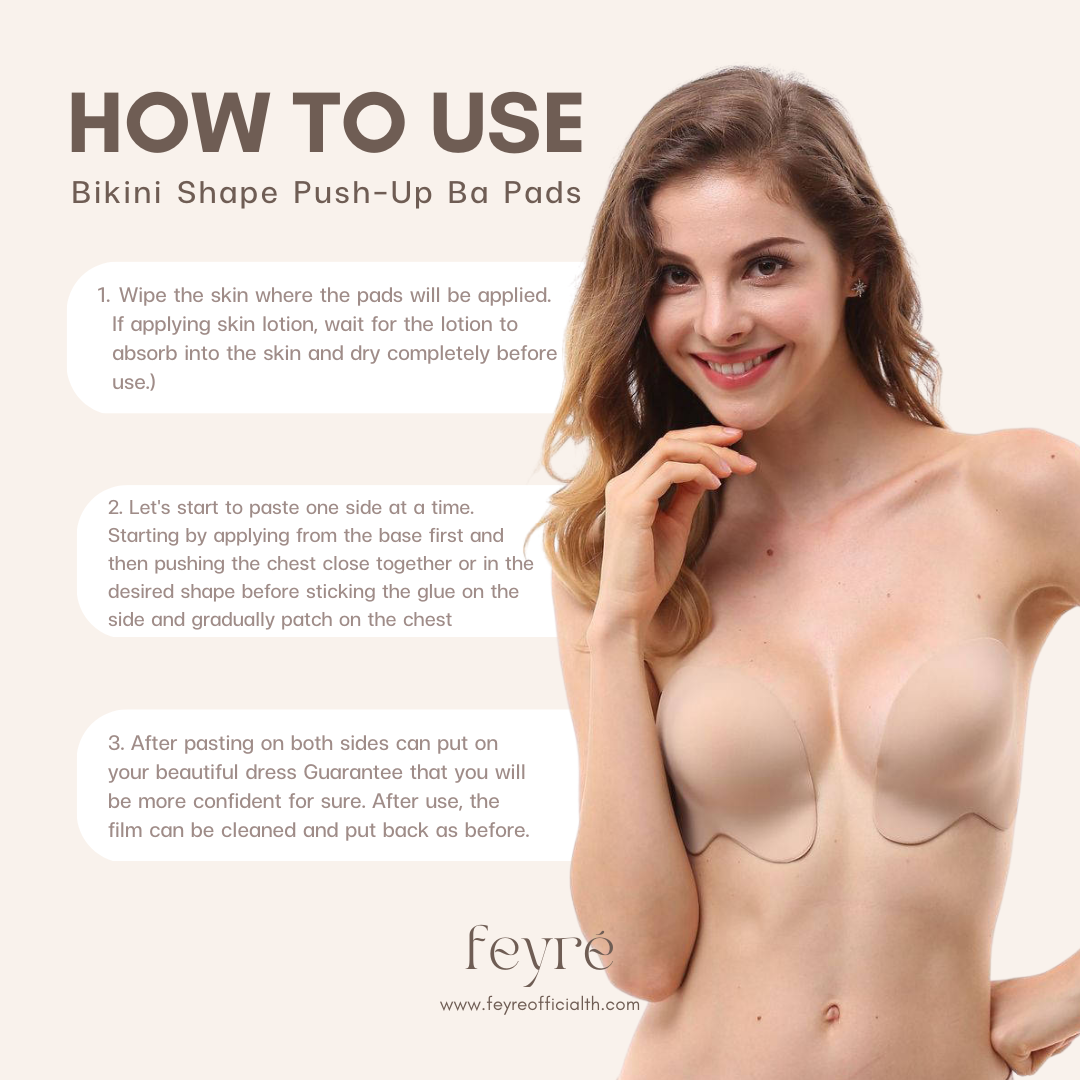 Bikini Shape Push-Up Insert Bra Pads – Feyre